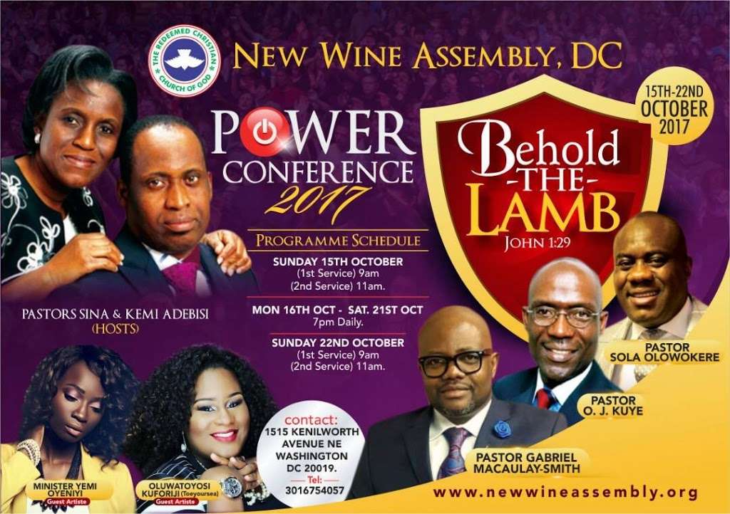 RCCG New Wine Assembly | 1515 Kenilworth Avenue Northeast # B, Washington, DC 20019, USA | Phone: (202) 398-2211