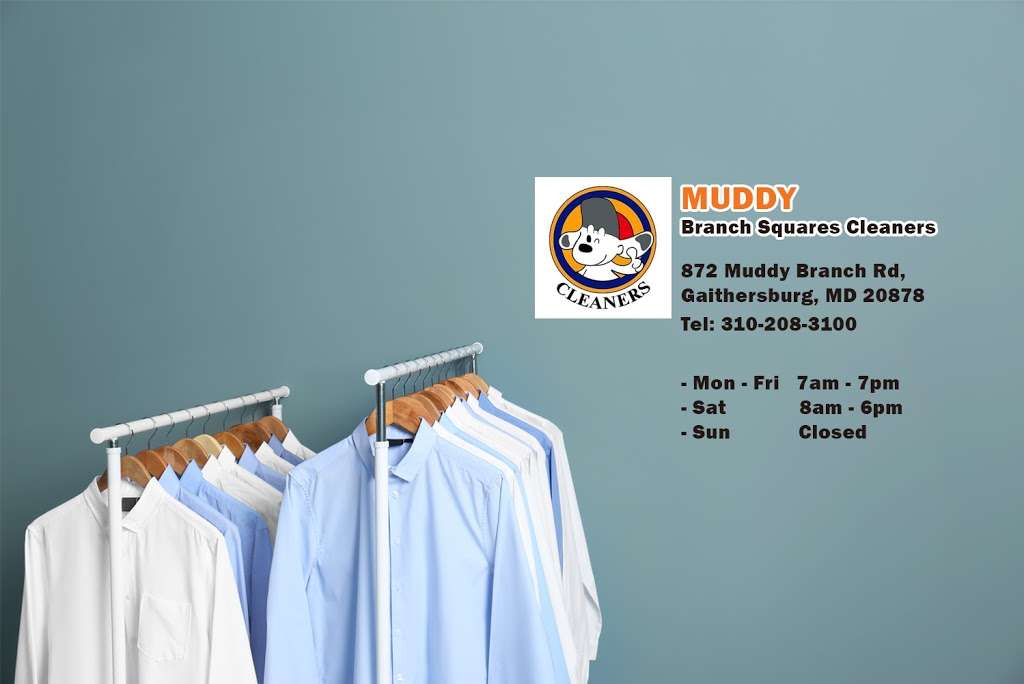 Muddy Branch Square Cleaners | 872 Muddy Branch Rd, Gaithersburg, MD 20878, USA | Phone: (301) 208-3100