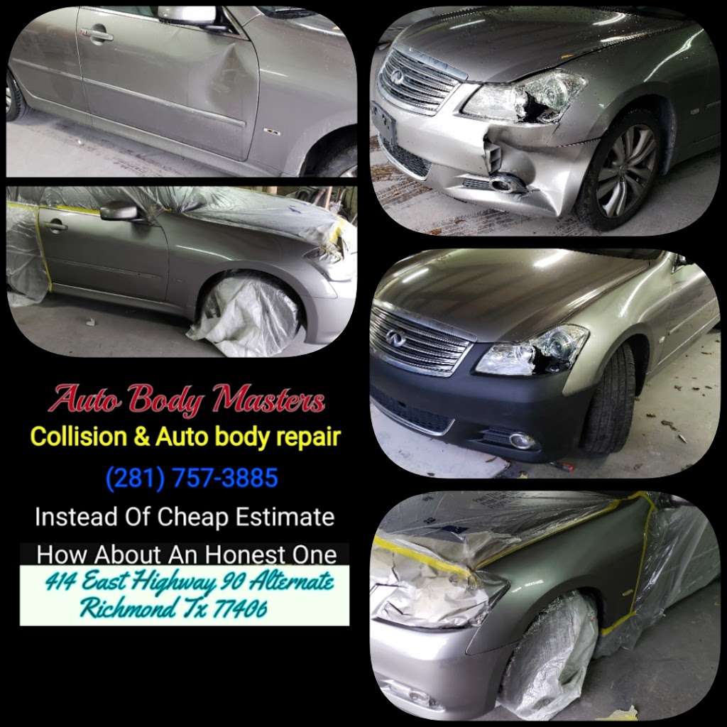 Auto Body Masters | 414 E Hwy 90 Alt, Richmond, TX 77406, USA | Phone: (281) 757-3885