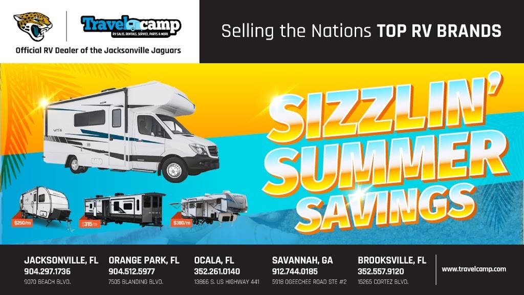 Travelcamp of Orange Park | 7505 Blanding Blvd, Jacksonville, FL 32244, USA | Phone: (904) 516-8952