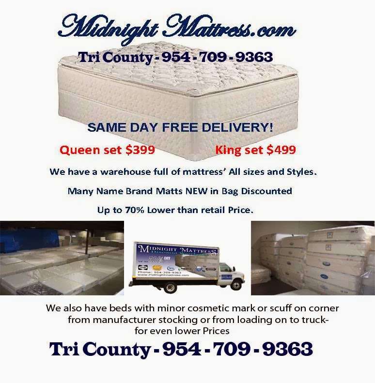 Midnight Mattress | 11110 W Oakland Park Blvd #164, Sunrise, FL 33351, USA | Phone: (954) 709-9363