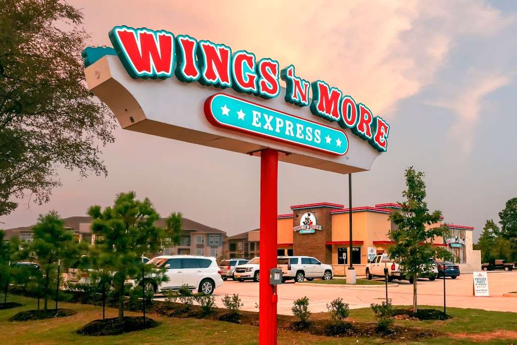 Wings N More Express | 5145 W Davis St, Conroe, TX 77304, USA | Phone: (936) 206-5020