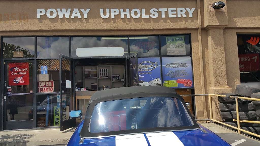 Poway Auto Upholstery | 13508 Pomerado Rd A, Poway, CA 92064, USA | Phone: (858) 679-0921