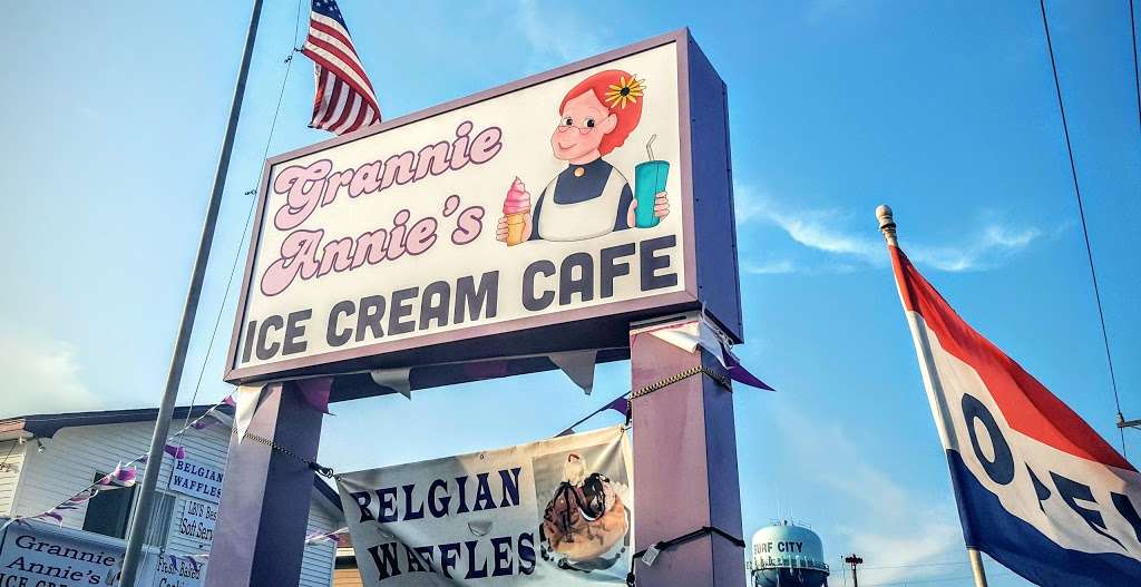 Grannie Annies Ice Cream Cafe | 615 Long Beach Blvd, Surf City, NJ 08008, USA | Phone: (609) 618-2585