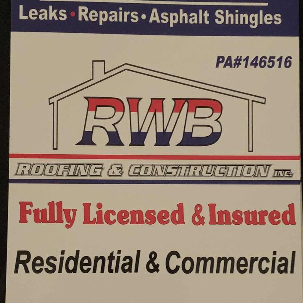 Rwb roofing and construction inc. | 586 Rock Glen Rd, Sugarloaf, PA 18249, USA | Phone: (570) 751-4192