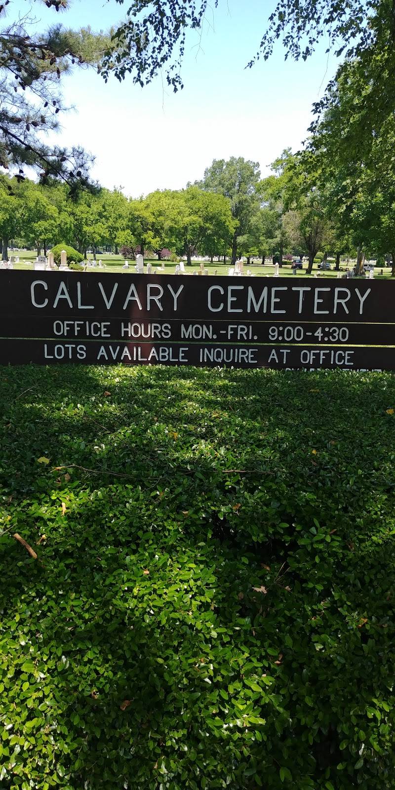 Calvary Cemetery | 1600 St Julian Ave, Norfolk, VA 23504, USA | Phone: (757) 441-2654