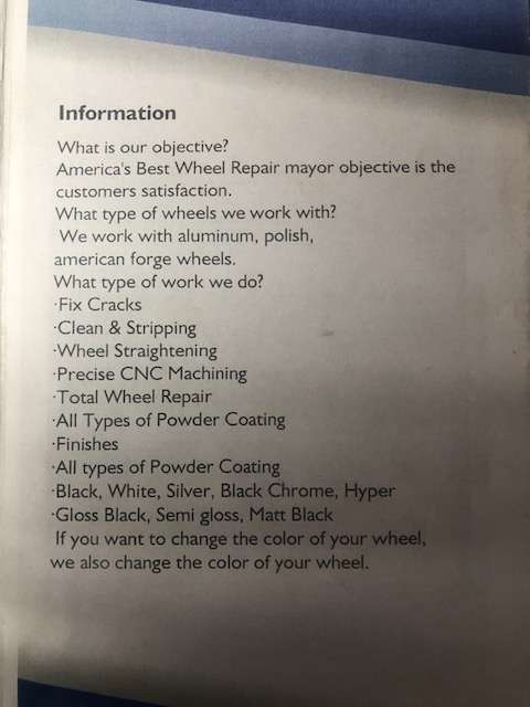 Americas Best Wheel repair - Rims Restorations Houston TX & Rep | 1499 N Post Oak Rd, Houston, TX 77055, USA | Phone: (346) 420-2977