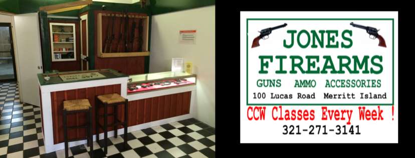 Jones Firearms | 100 Lucas Rd, Cocoa Beach, FL 32931, USA | Phone: (321) 271-3141