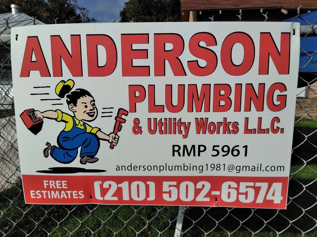 Anderson Plumbing & Utility Work L.L.C. | 1135 Essex St, San Antonio, TX 78210, USA | Phone: (210) 502-6574