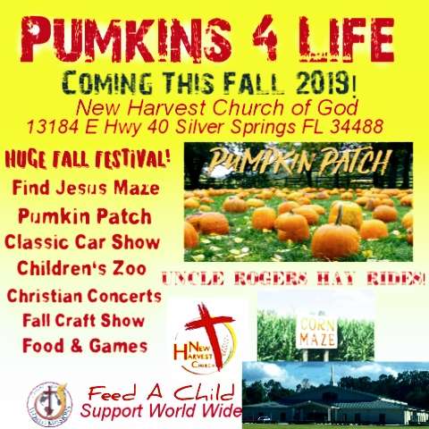 New Harvest Church of God | 13184 East, FL-40, Silver Springs, FL 34488, USA | Phone: (352) 509-6655