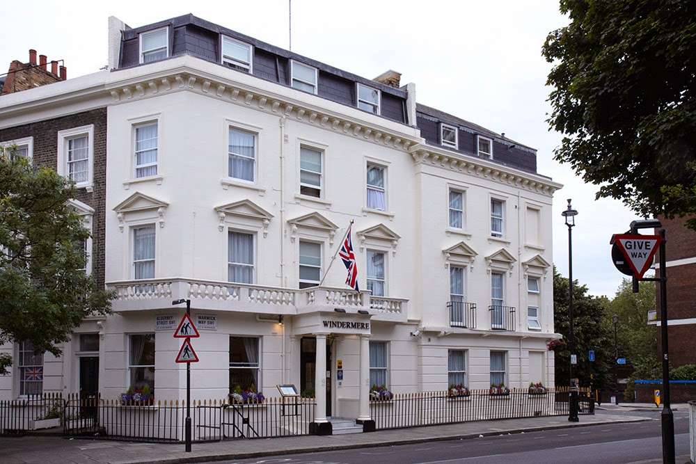 The Windermere Hotel | 142-144 Warwick Way, Pimlico, London SW1V 4JE, UK | Phone: 020 7834 5163