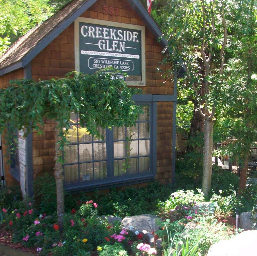 Creekside Glen Mobile Home Park | 587 Wildrose Ln, Crestline, CA 92325, USA | Phone: (949) 631-3635