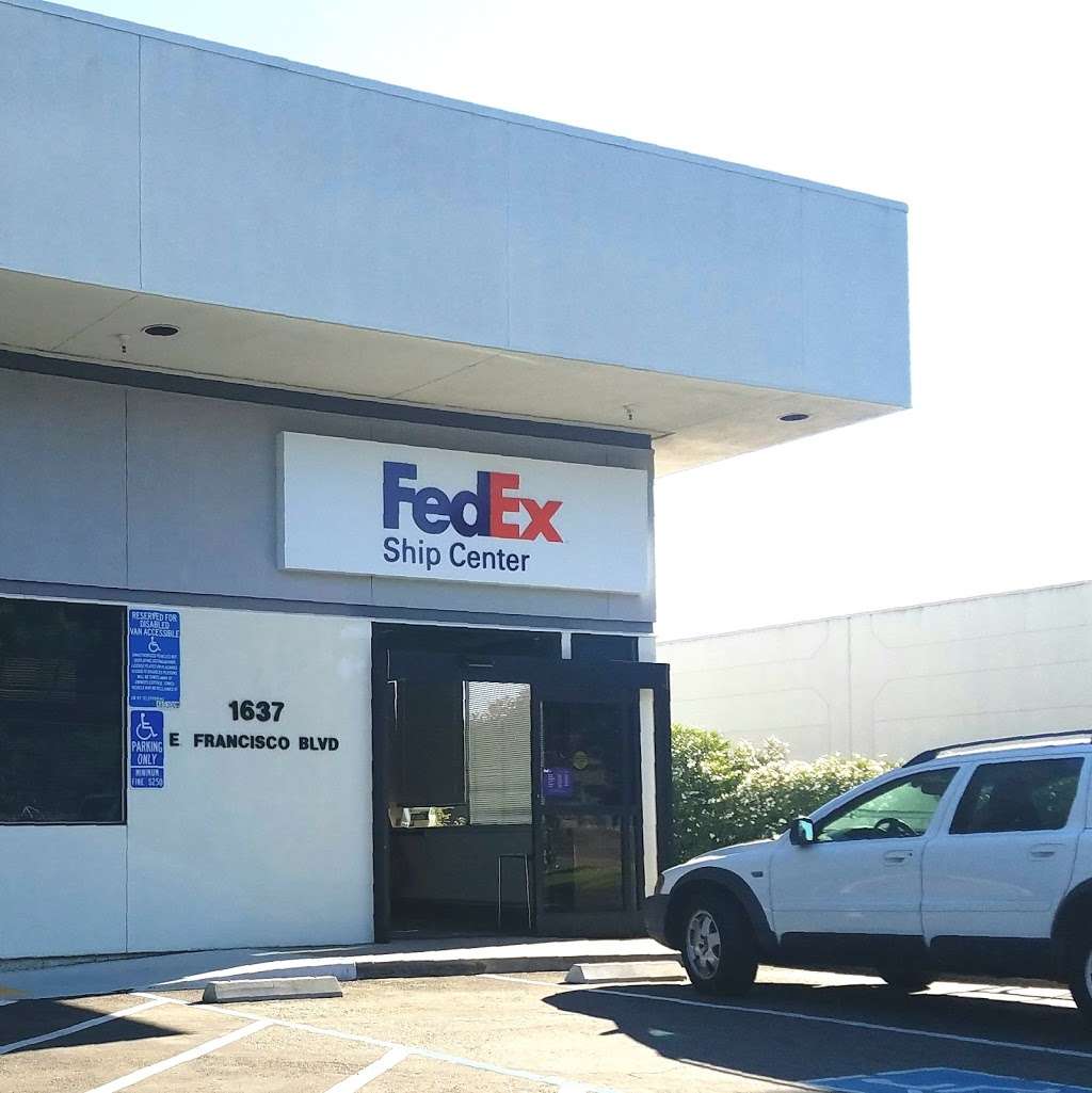 FedEx Ship Center | 1637 E Francisco Blvd E, San Rafael, CA 94901, USA | Phone: (800) 463-3339