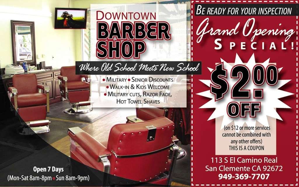 The Señor Barbers at Downtown | 113 S El Camino Real, San Clemente, CA 92672 | Phone: (949) 369-7707