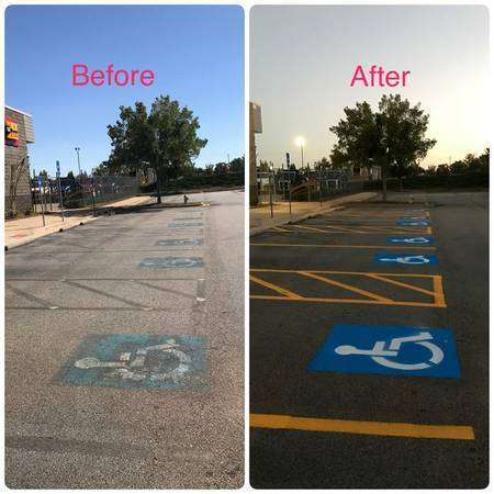 CPM Parking Lot Striping | 6606 Honey Harvest Ln, Houston, TX 77084, USA | Phone: (346) 244-0387