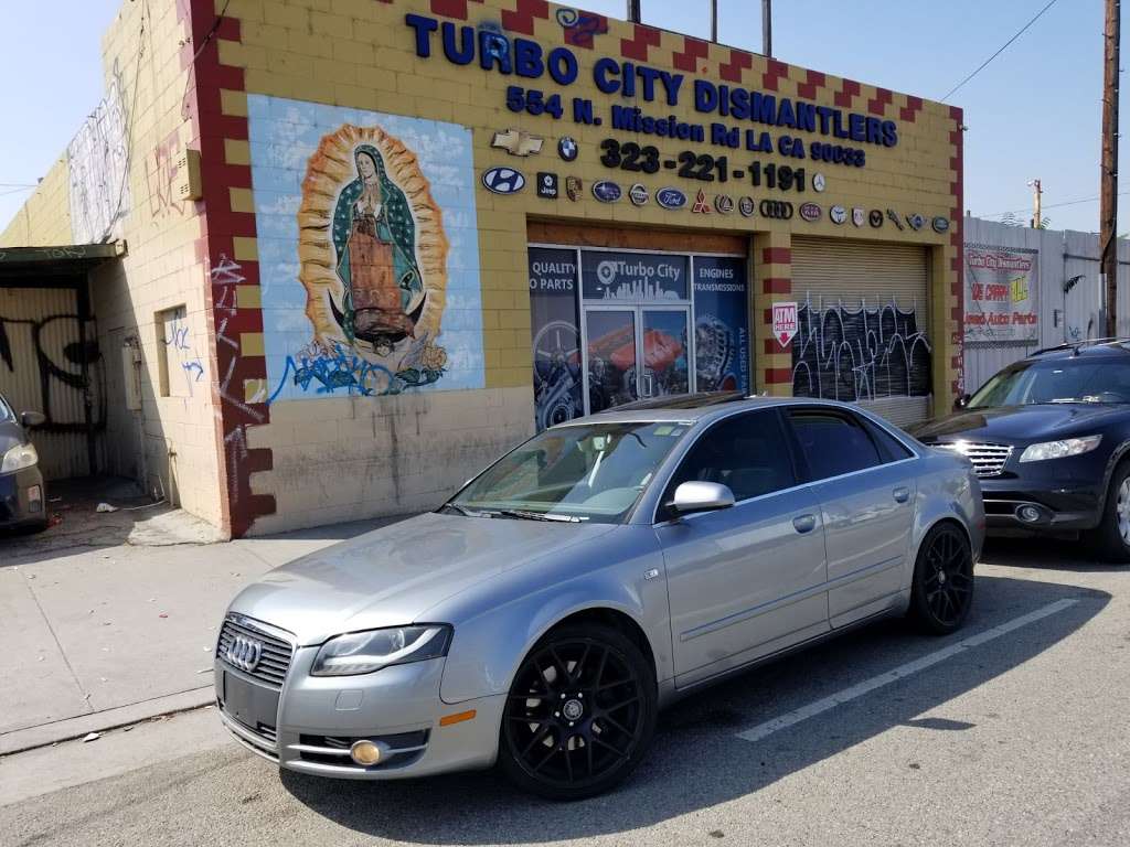 Turbo City Dismantlers | 554 N Mission Rd, Los Angeles, CA 90033, USA | Phone: (323) 221-1191