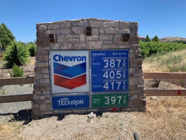 Ruby Hills Chevron | 39 Vineyard Ave, Livermore, CA 94550, USA | Phone: (925) 249-0825