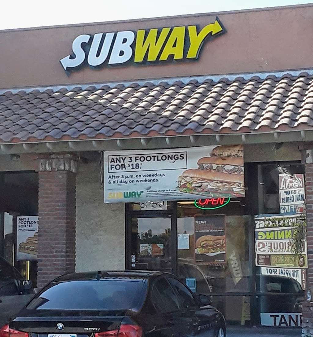 Subway Restaurants | 6250 E Pacific Coast Hwy, Long Beach, CA 90803, USA | Phone: (562) 494-4210
