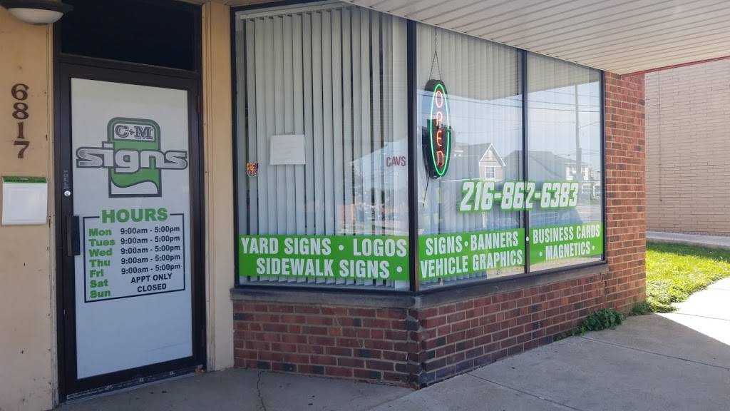 C & M SIGNS | 4754 Broadview Rd, Cleveland, OH 44109, USA | Phone: (216) 862-6383