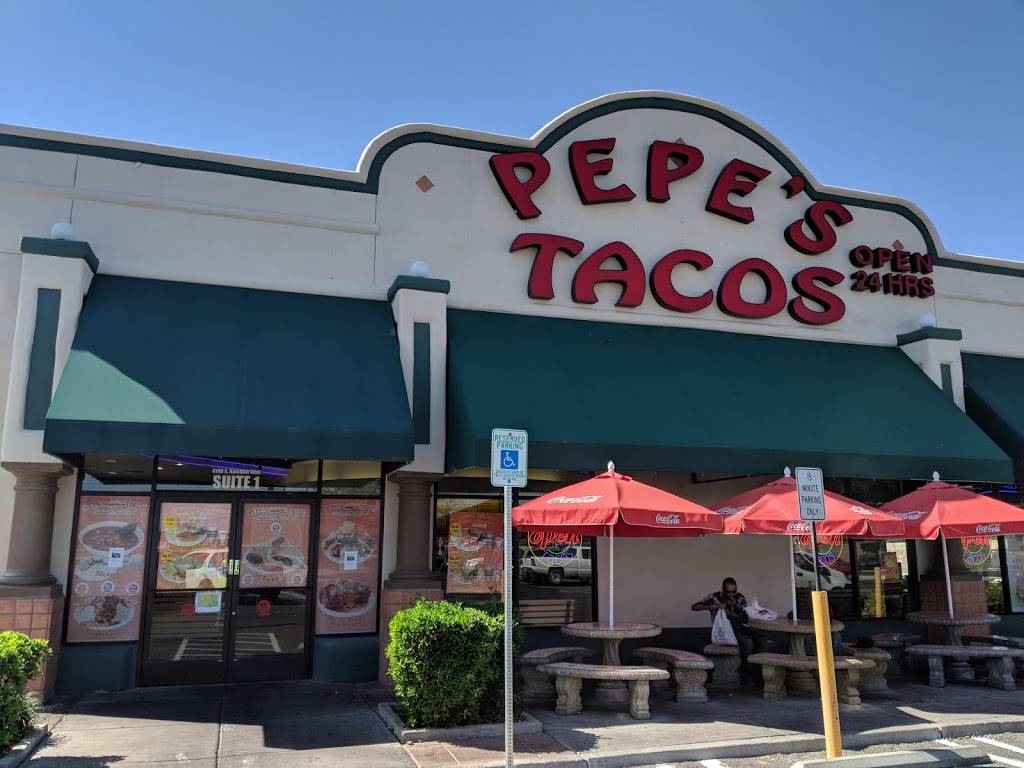 Pepes Tacos Rainbow | 4190 S Rainbow Blvd, Las Vegas, NV 89103, USA | Phone: (702) 676-2003