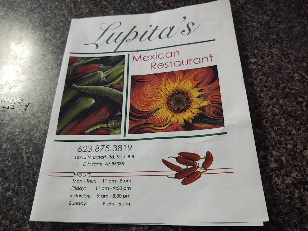 Lupitas Mexican Restaurant | 13915 N Dysart Rd, El Mirage, AZ 85335 | Phone: (623) 875-3819
