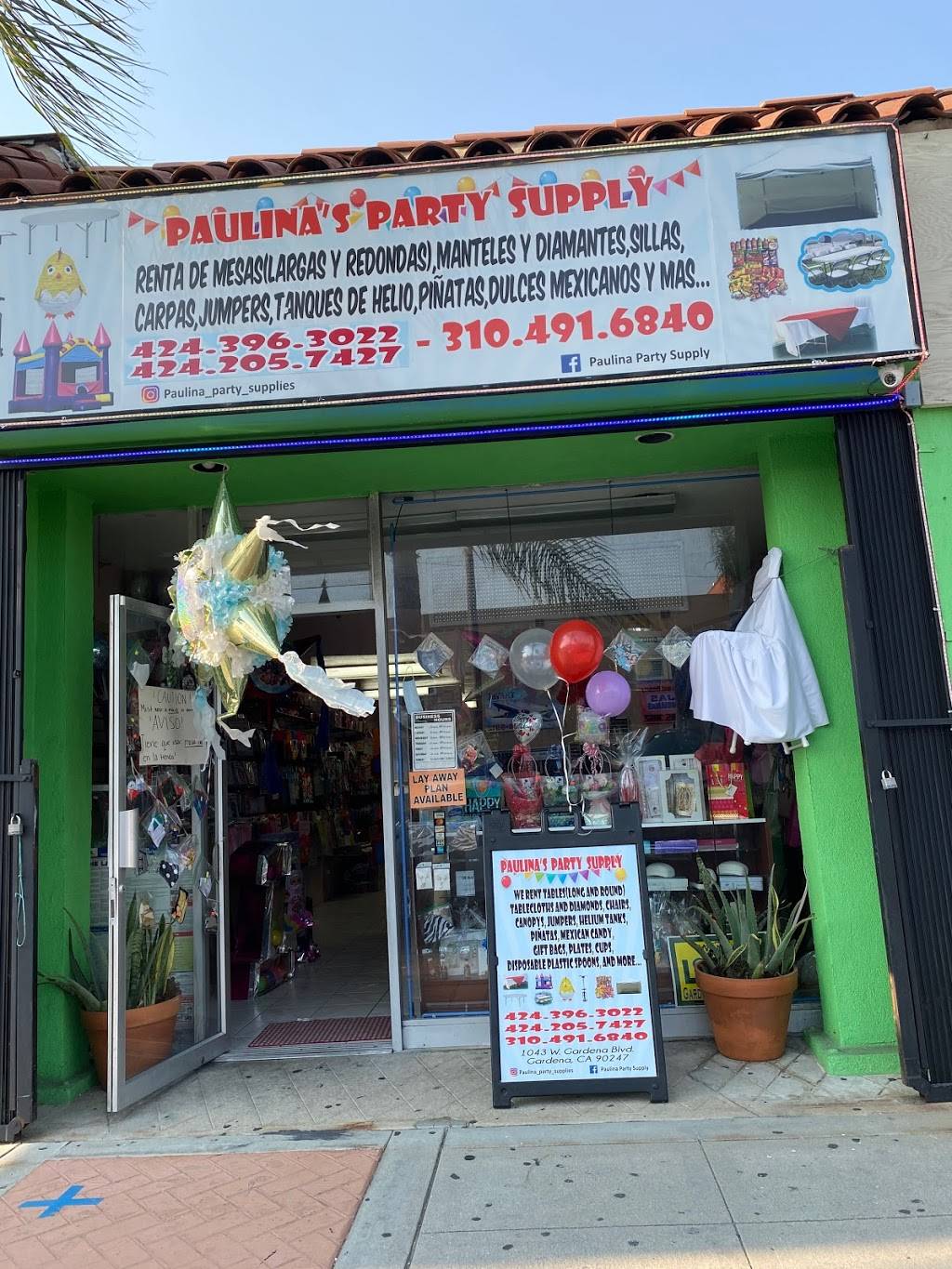 Paulinas Party Supply | 1043 W Gardena Blvd, Gardena, CA 90247, USA | Phone: (424) 205-7427