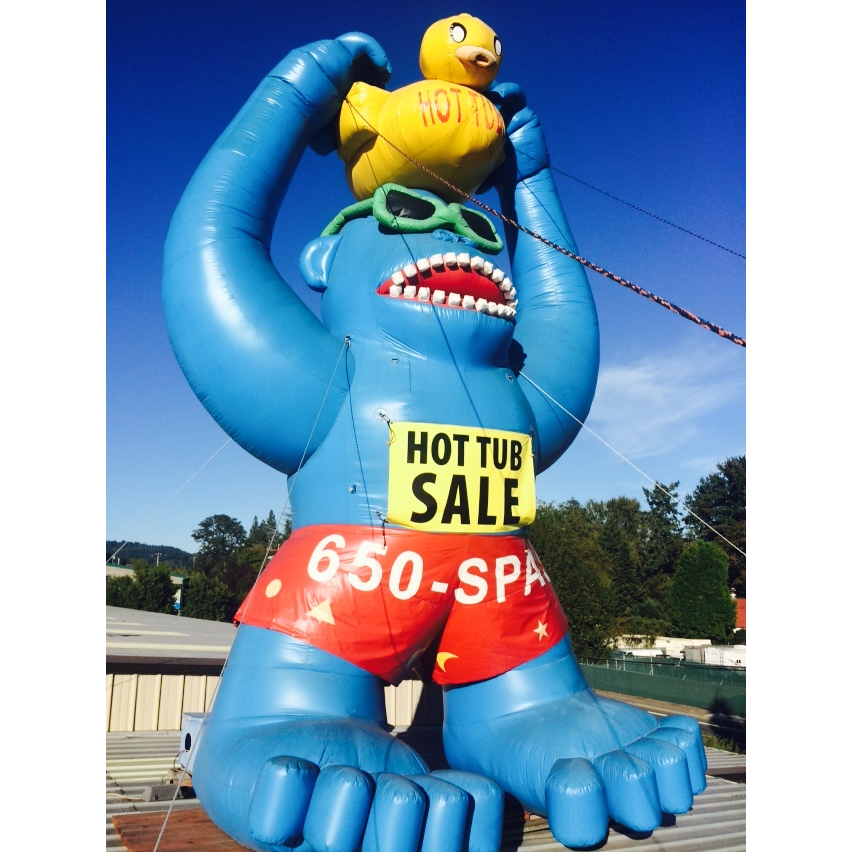 Spas of Oregon | Look For Marty. The Big Blue Gorilla, 17805 SE 82nd Dr, Gladstone, OR 97027, USA | Phone: (503) 650-7727