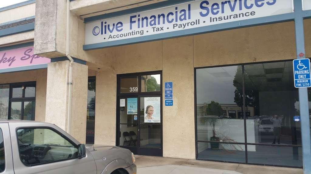 Olive Financial Services - Insurance, Tax, Payroll & Bookkeeping | 39812 Mission Blvd #115, Fremont, CA 94539, USA | Phone: (510) 344-6000