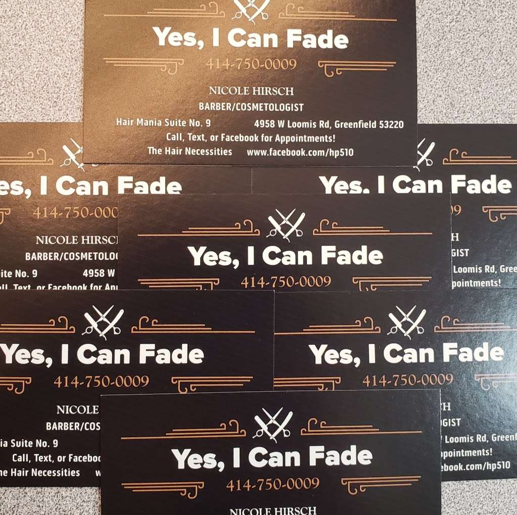 Yes, I Can Fade | 4958 W Loomis Rd, Greenfield, WI 53220, USA | Phone: (414) 750-0009
