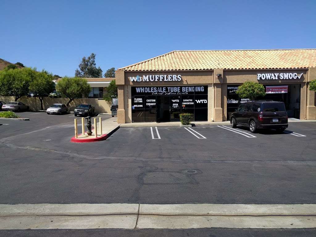 WTB Mufflers | 13510 Pomerado Rd, Poway, CA 92064, USA | Phone: (858) 748-4300