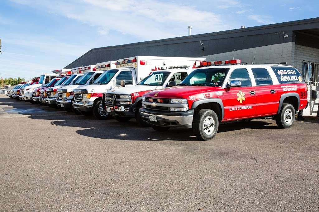 Mile High Ambulance, LLC | 8451 Brighton Rd, Commerce City, CO 80022 | Phone: (303) 564-6636