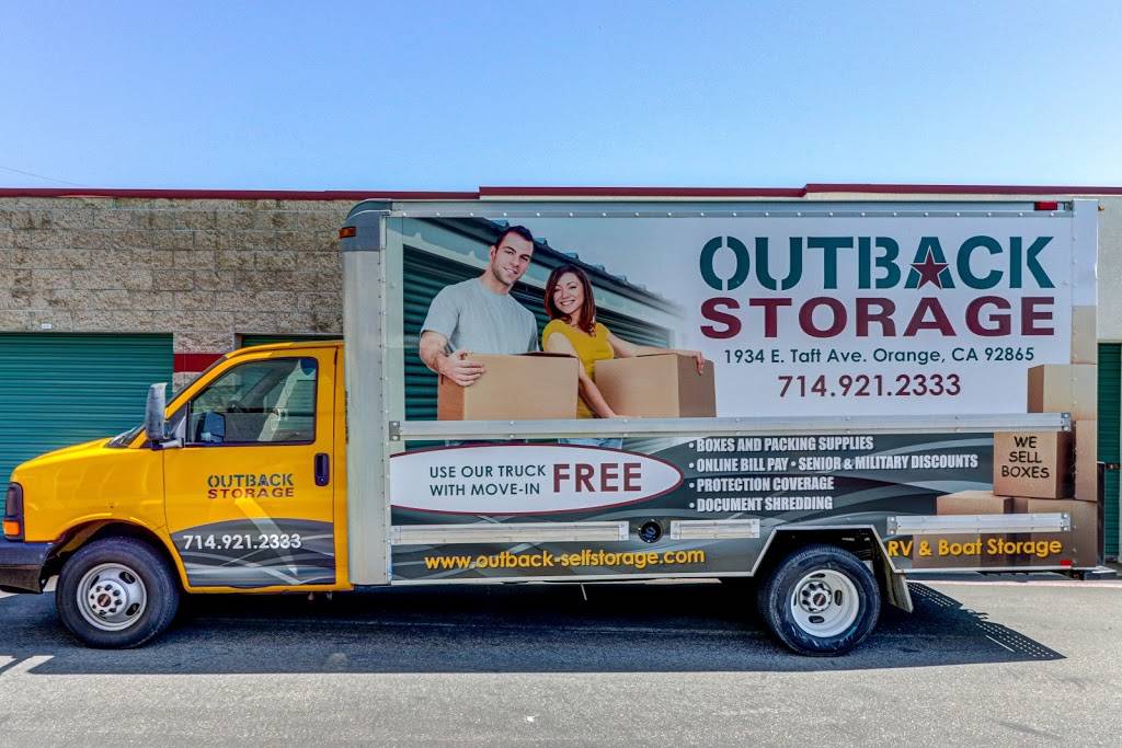 Outback Self Storage | 1934 E Taft Ave, Orange, CA 92865, USA | Phone: (657) 888-5761