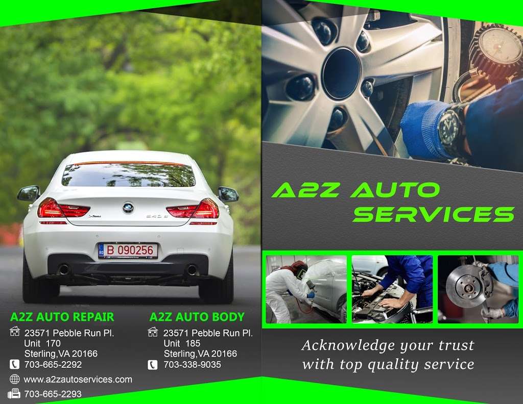 DESI A2Z REPAIR & AUTO BODY | 23571 Pebble Run Pl unit 170, Sterling, VA 20166, USA | Phone: (703) 665-2292