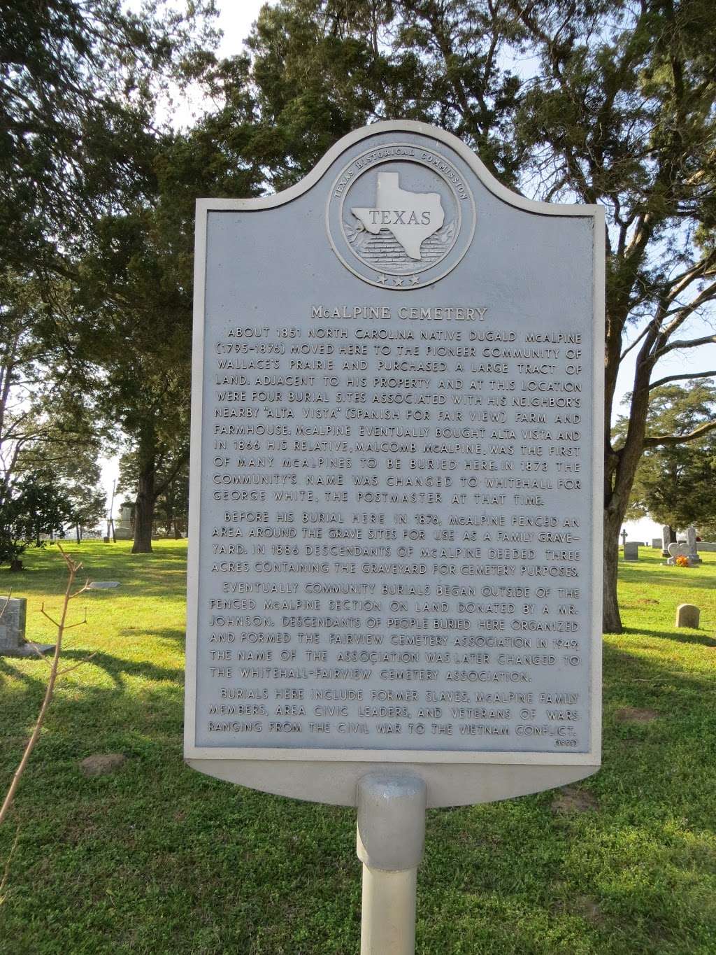 Fairview Cemetery | Navasota, TX 77868, USA