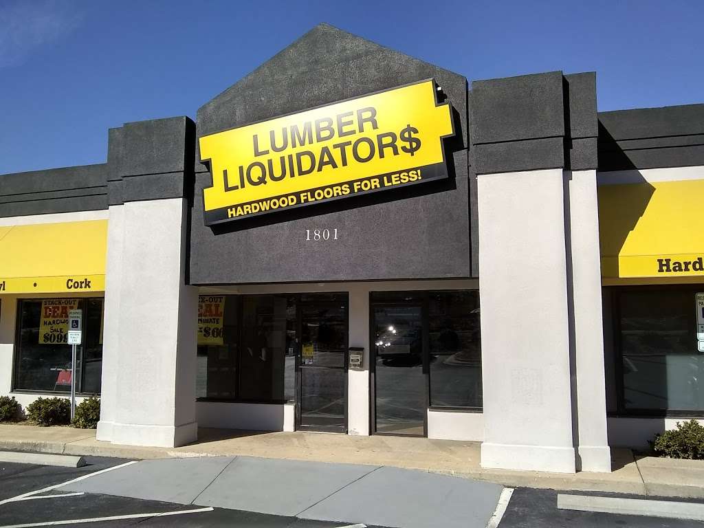 Lumber Liquidators | 1801 Cherry Rd, Rock Hill, SC 29732, USA | Phone: (803) 610-1680