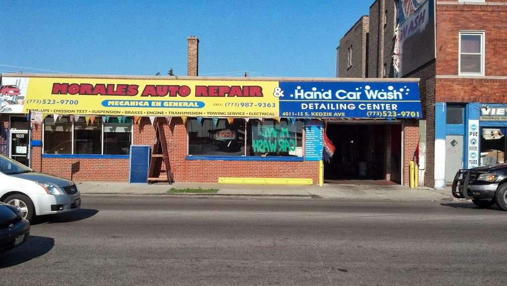 Morales Auto Repair & Hand Car | 4011 S Kedzie Ave, Chicago, IL 60632, USA | Phone: (773) 523-9700