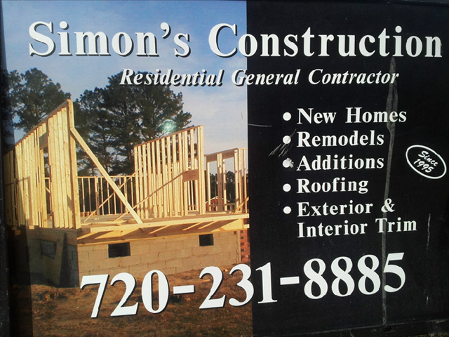 Simons Construction | 7823 W 98th Ave, Broomfield, CO 80021 | Phone: (720) 231-8885