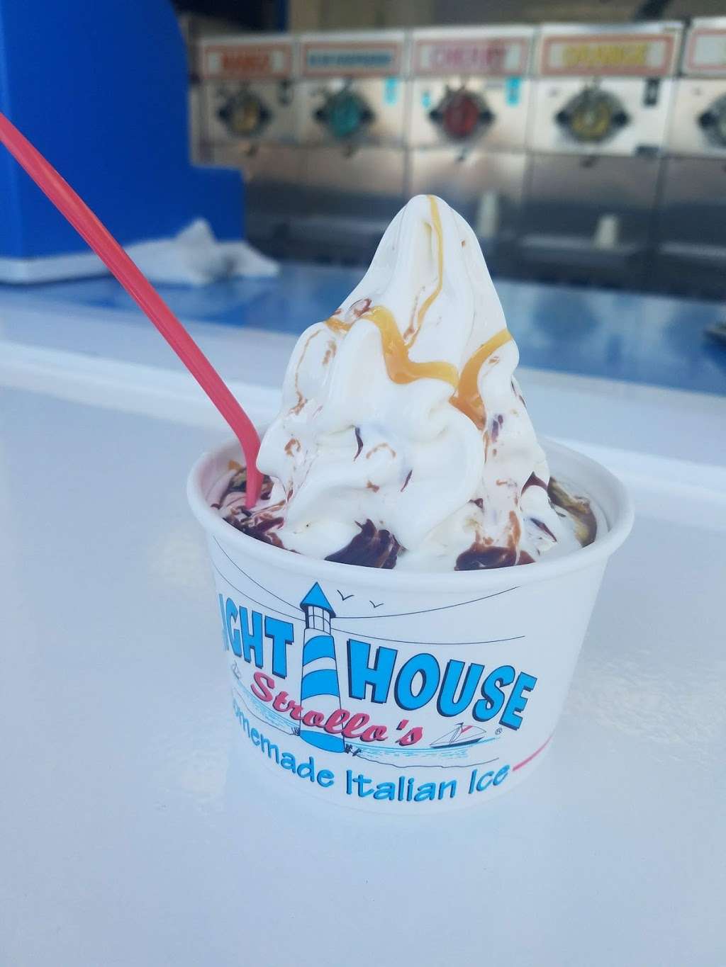 The Lighthouse Strollos Homemade Italian Ice | 250 Ocean Ave, Long Branch, NJ 07740, USA | Phone: (732) 229-1222