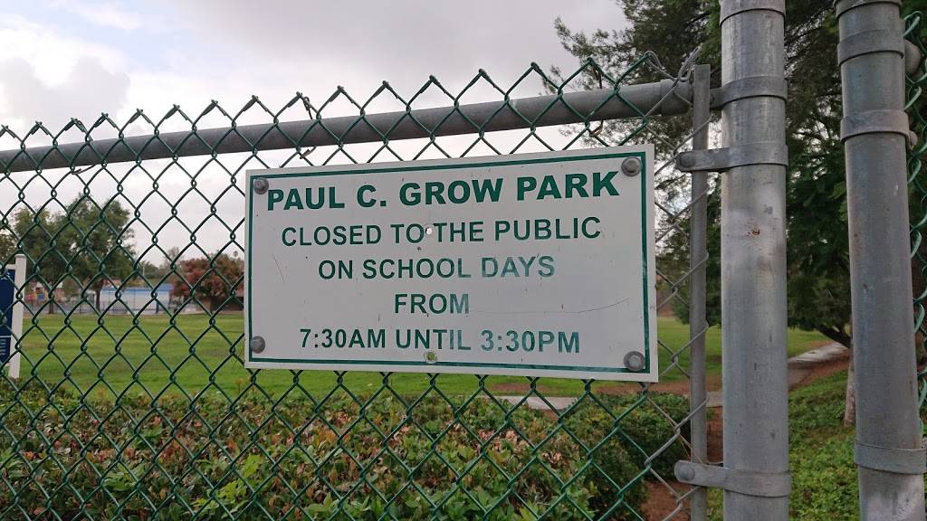 Paul C. Grow Park | 23281 E Forest Canyon Road, Diamond Bar, CA 91765, USA | Phone: (909) 839-7065