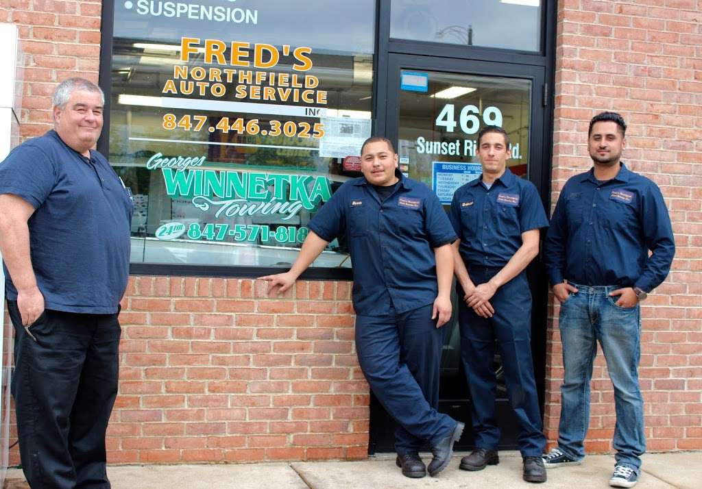 Freds Northfield Auto Service | 469 Sunset Ridge Rd, Northfield, IL 60093 | Phone: (847) 446-3025