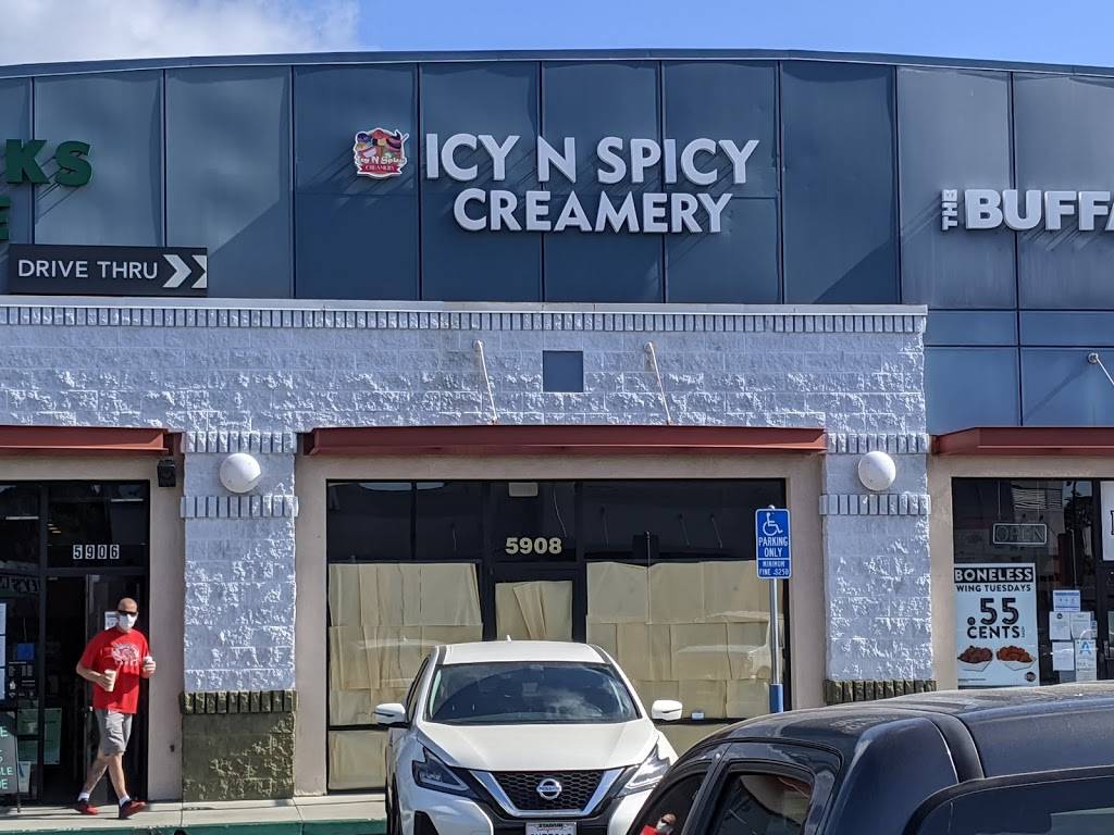 Icy N Spicy Creamery | 5908 Del Amo Blvd, Lakewood, CA 90713, USA | Phone: (562) 760-6027