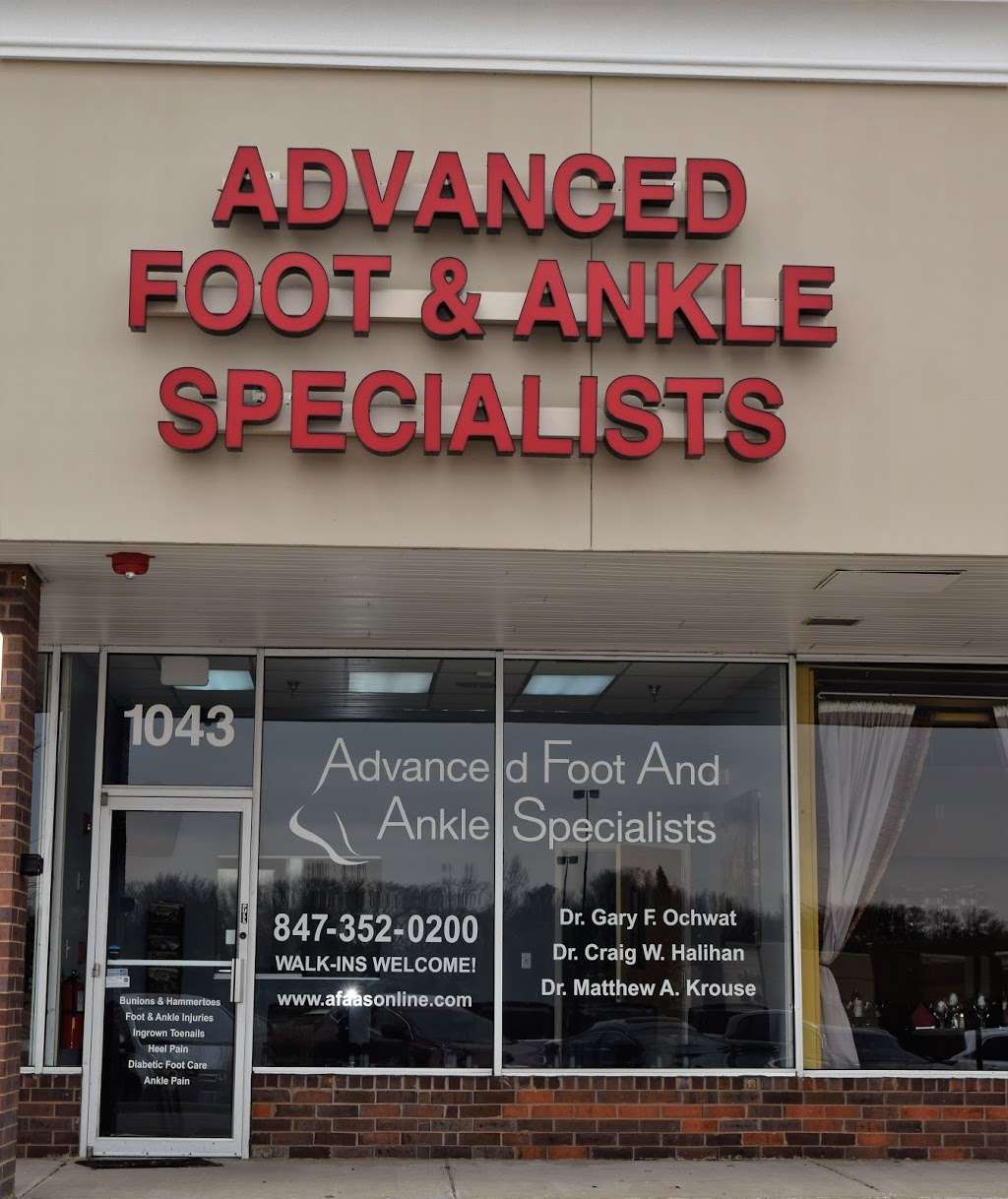 Advanced Foot And Ankle Specialists | 3777, 1043 S Roselle Rd, Schaumburg, IL 60193, USA | Phone: (847) 352-0200