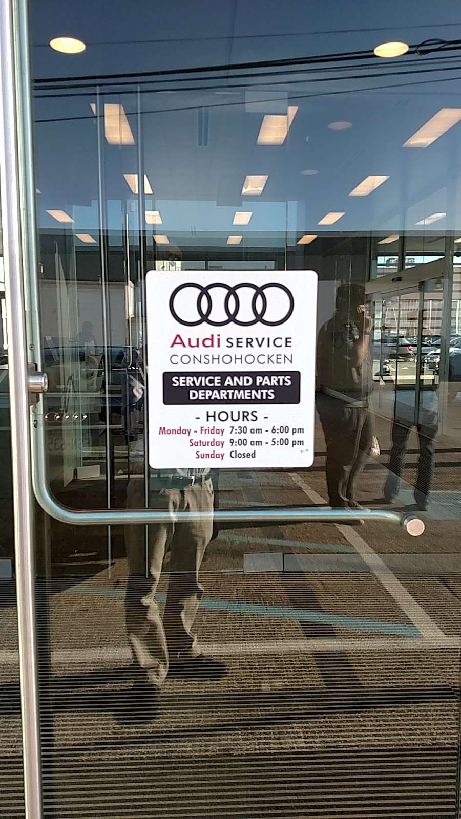 Audi Service Conshohocken | 121 Industrial Way suite a, Conshohocken, PA 19428 | Phone: (610) 272-9200