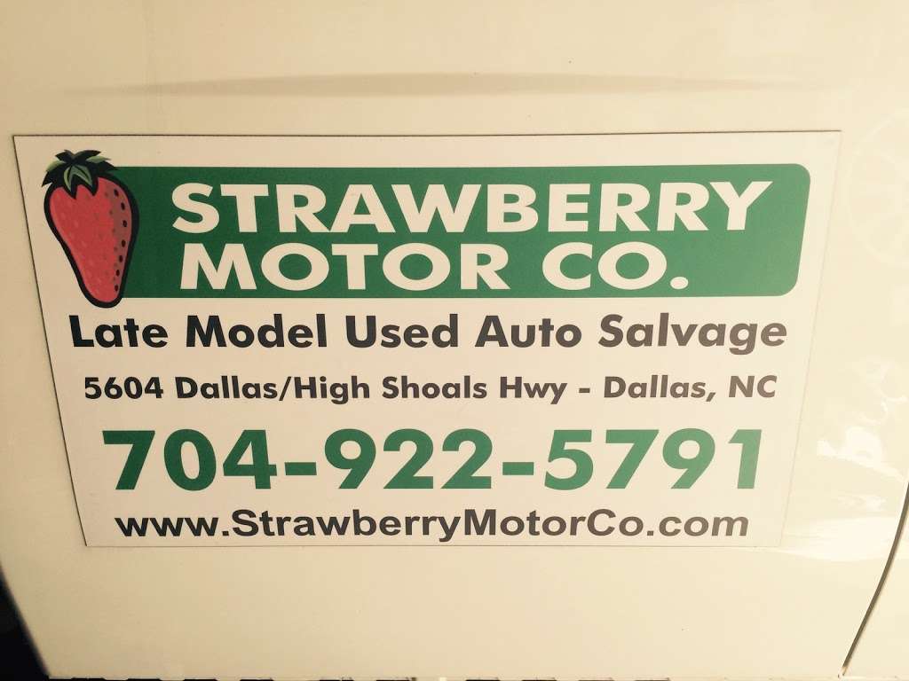 Strawberry Motor Company Inc | 5604 Dallas High Shoals Hwy, Dallas, NC 28034, USA | Phone: (704) 922-5791