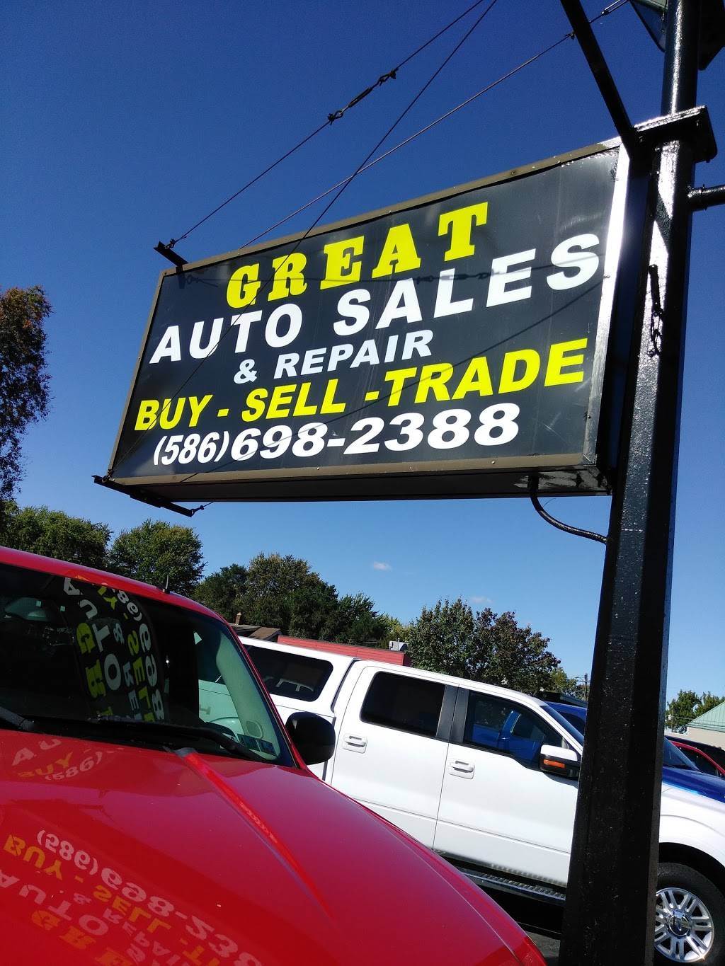 GREAT AUTO SALES | 5840 Arden Ave #4368, Warren, MI 48092, USA | Phone: (586) 698-2388