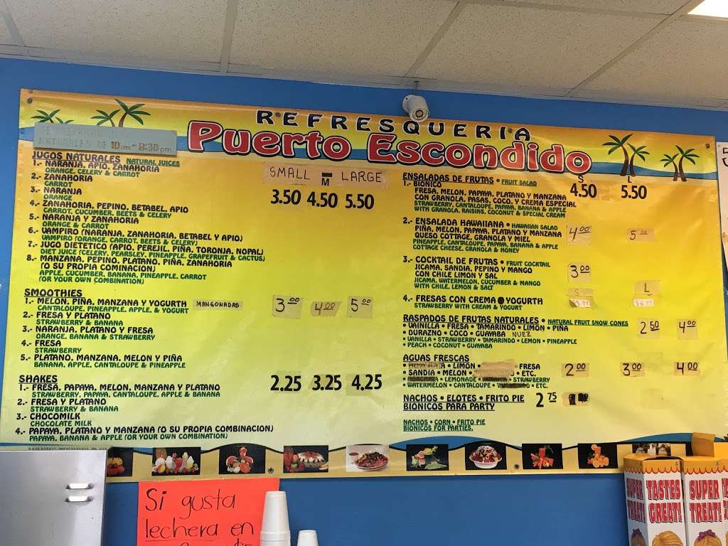 Refresqueria Puerto Escondido | 8500 Almeda Genoa Rd, Houston, TX 77075, USA | Phone: (713) 991-3484