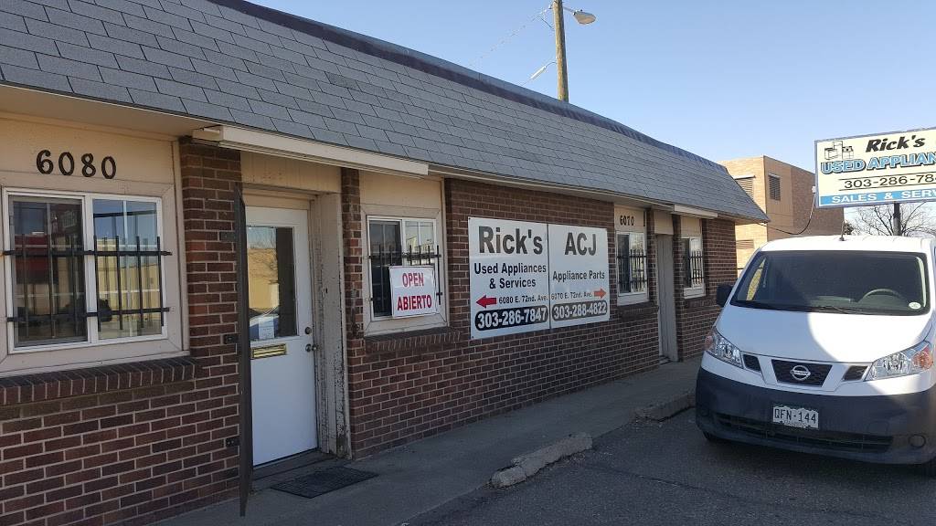 Ricks Appliances | 6080 E 72nd Ave, Commerce City, CO 80022, USA | Phone: (303) 286-7847