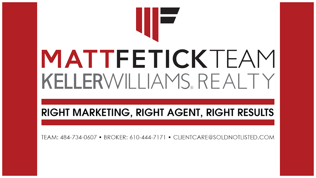 Matt Fetick Real Estate Team | 210 S Mill Rd Suite 104, Kennett Square, PA 19348, USA | Phone: (610) 427-4420