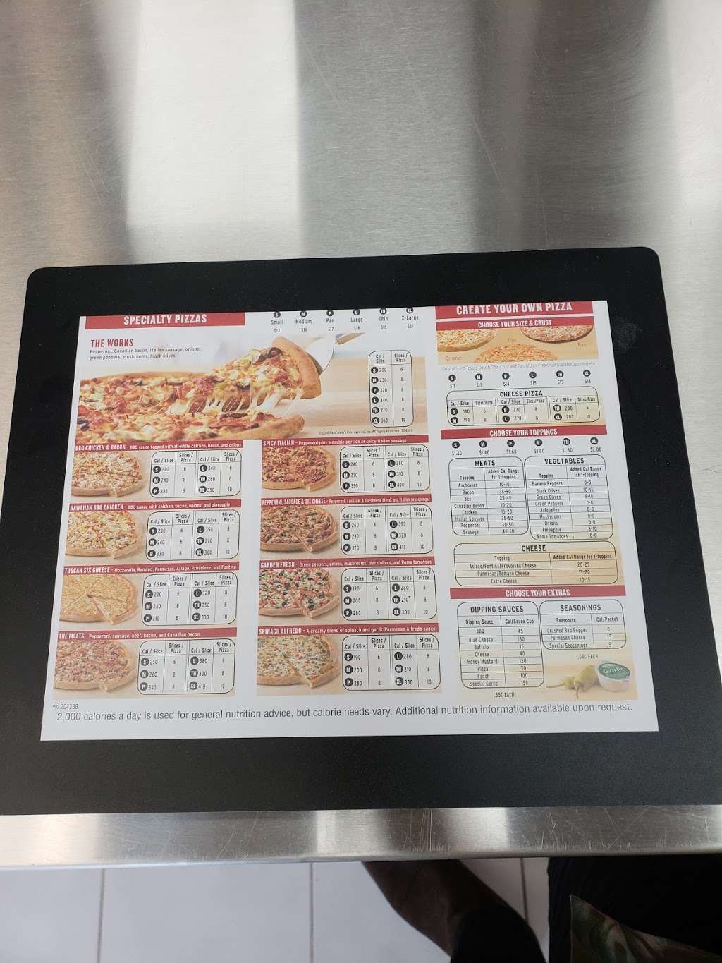 Papa Johns Pizza | 22610 Newcut Rd Ste E 1A, Clarksburg, MD 20871, USA | Phone: (301) 253-3366