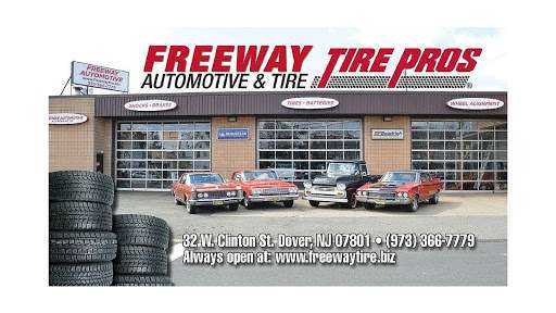 Freeway Automotive & Tire Tire Pros | 32 W Clinton St, Dover, NJ 07801, USA | Phone: (973) 366-7779